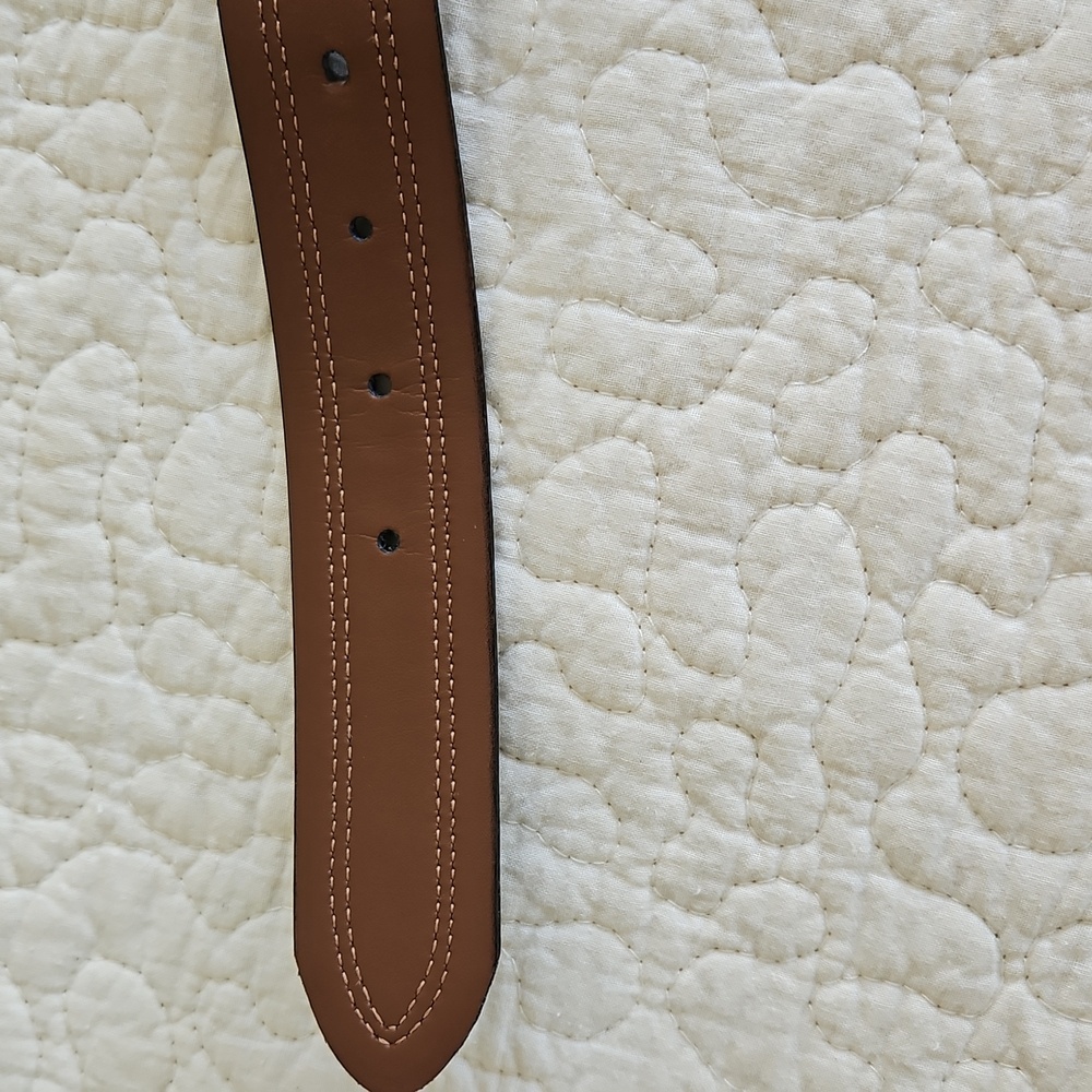 BOSCA Men's Black Leather Dress Belt Sz 36 - Picture 10 of 13